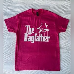 The Bagfather / @thebagriculture Graphic T-Shirt In pink- new!